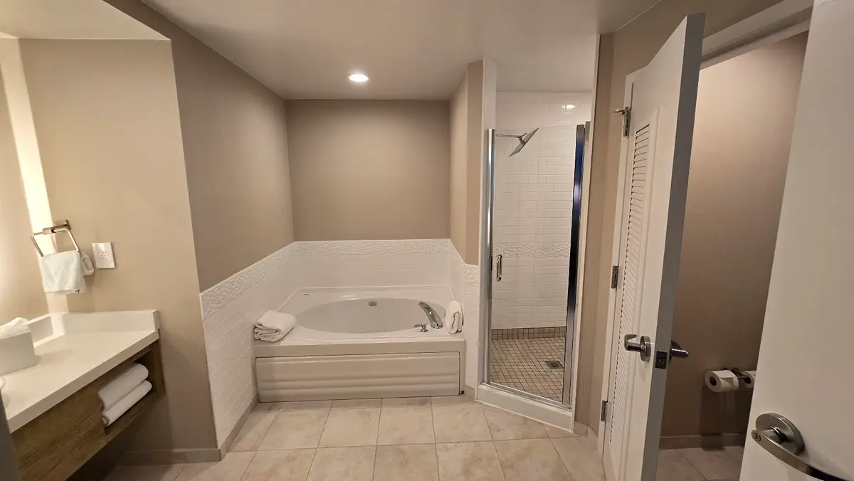 Private in-room jacuzzi at Delta Hotels by Marriott Raleigh-Durham at Research Triangle Park