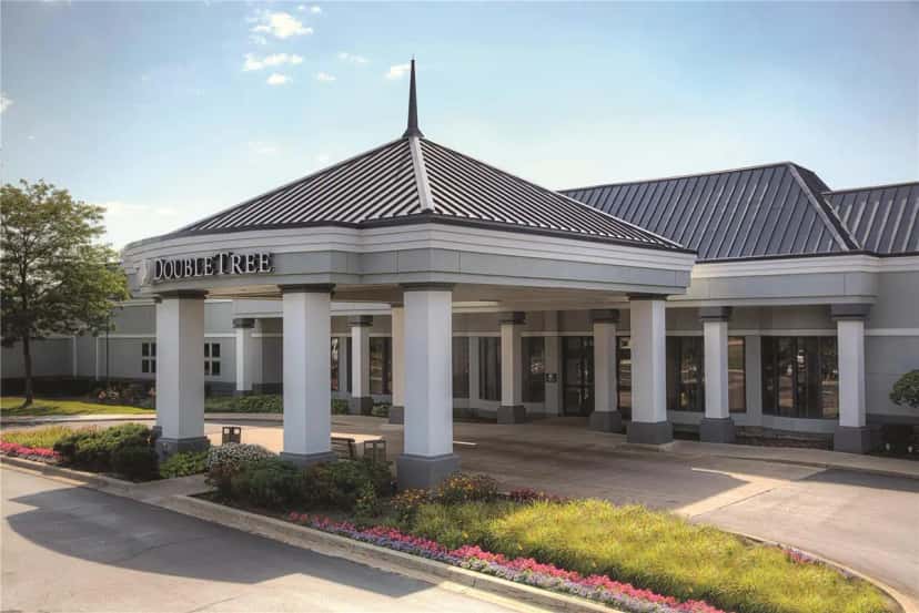 In-room hot tub at DoubleTree by Hilton Detroit Novi in Novi, MI