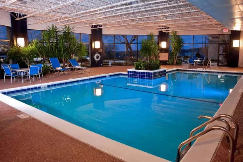 In-room hot tub at DoubleTree by Hilton Hotel St. Louis - Westport in Maryland Heights, MO