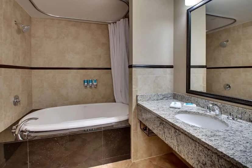 In-room hot tub at Drury Plaza Hotel Broadview Wichita in Wichita, KS