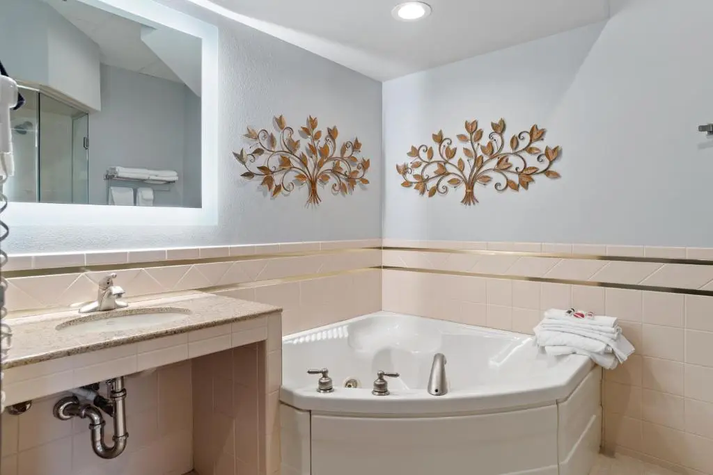 Private in-room jacuzzi tub in the Studio Suite with 1 King Bed, Non-Smoking at Elevation Inn & Suites