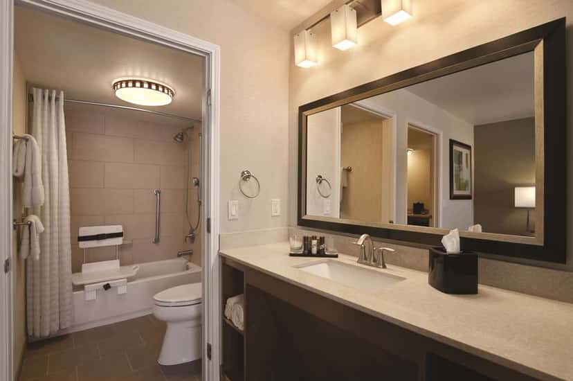 In-room jacuzzi tub at Embassy Suites by Hilton Corpus Christi in Corpus Christi, TX