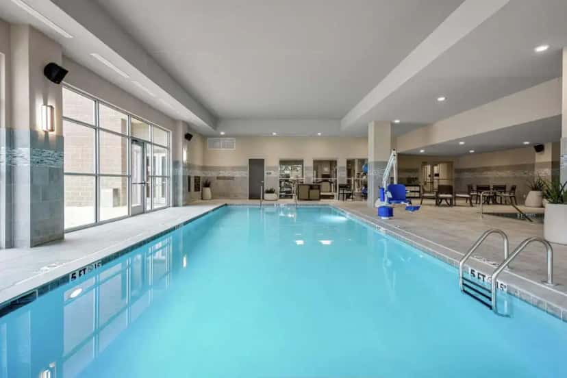 In-room hot tub at Embassy Suites by Hilton Jonesboro Red Wolf Convention Center in Jonesboro, AR