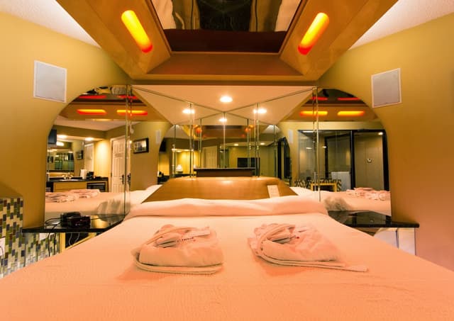 Private in-room hot tub