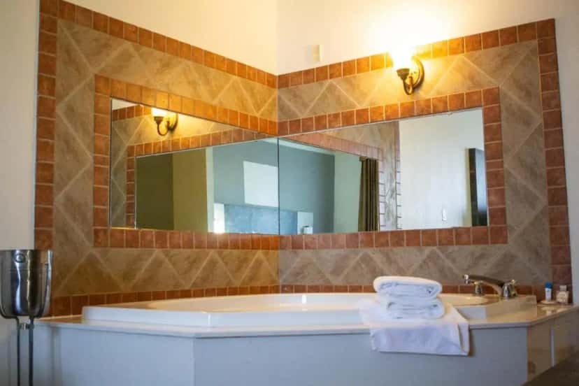 In-room hot tub at FairBridge Inn & Suites Cleburne in Burleson, TX