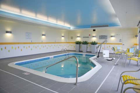 Shared indoor hot tub at Fairfield Inn & Suites Canton South in Canton, OH