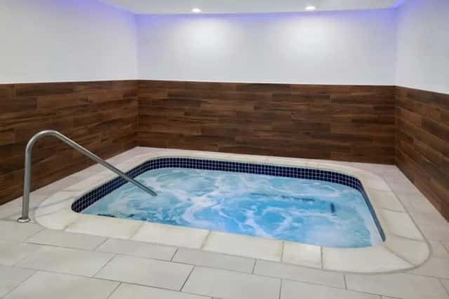 Private in-room hot tub at Fairfield Inn & Suites Detroit Farmington Hills