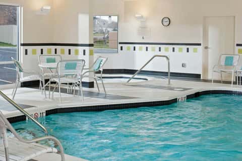 Shared indoor hot tub at Fairfield Inn & Suites Harrisonburg