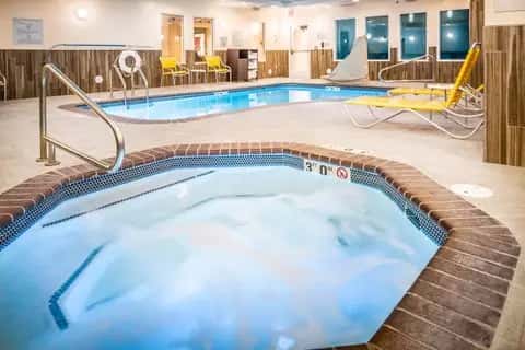 Shared indoor hot tub at Fairfield Inn & Suites Idaho Falls