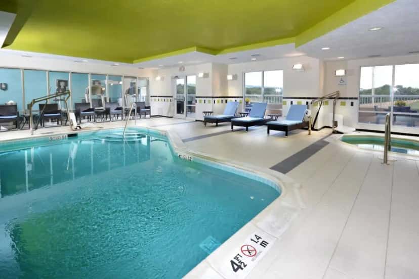 In-room hot tub at Fairfield Inn & Suites Wytheville in Wytheville, VA