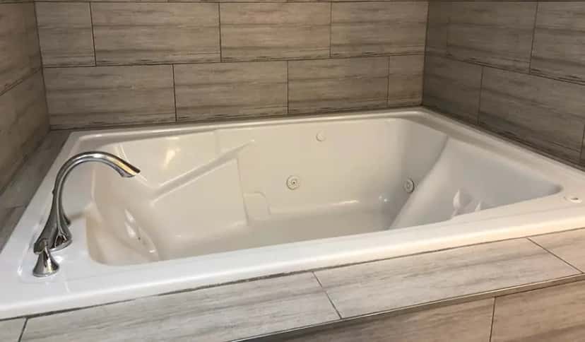 In-room hot tub at Four Points by Sheraton Detroit Novi in Novi, MI