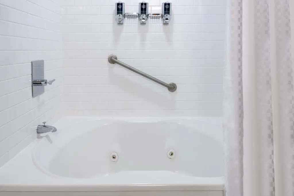 Private in-room jacuzzi tub in the Junior Suite, 1 King, Whirlpool at Four Points By Sheraton Huntsville Airport