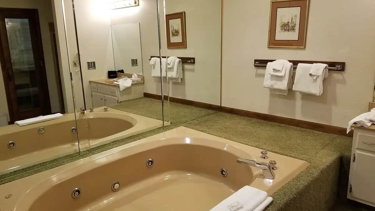 Private in-room jacuzzi tub at French Lick Springs Villas