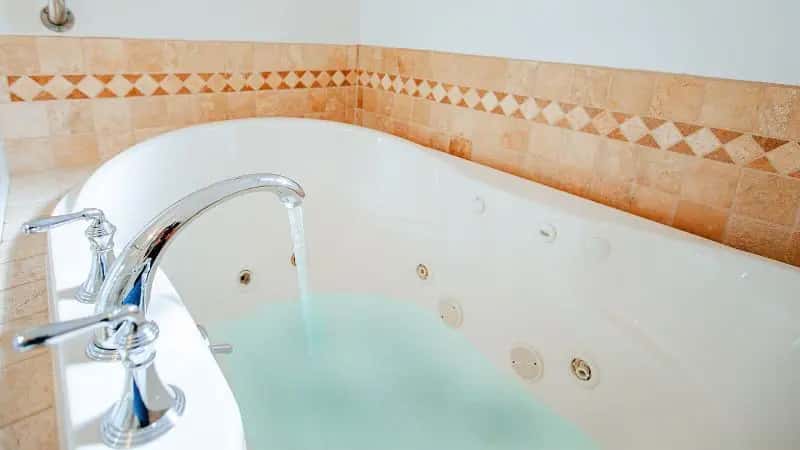 In-room hot tub at Gabriel's, A Provincetown Hotel in Provincetown, MA