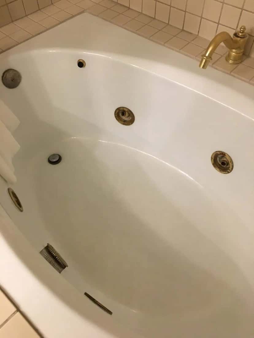 In-room hot tub at General Palmer Hotel in Durango, CO