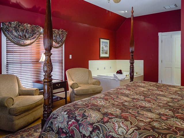 Private in-room hot tub