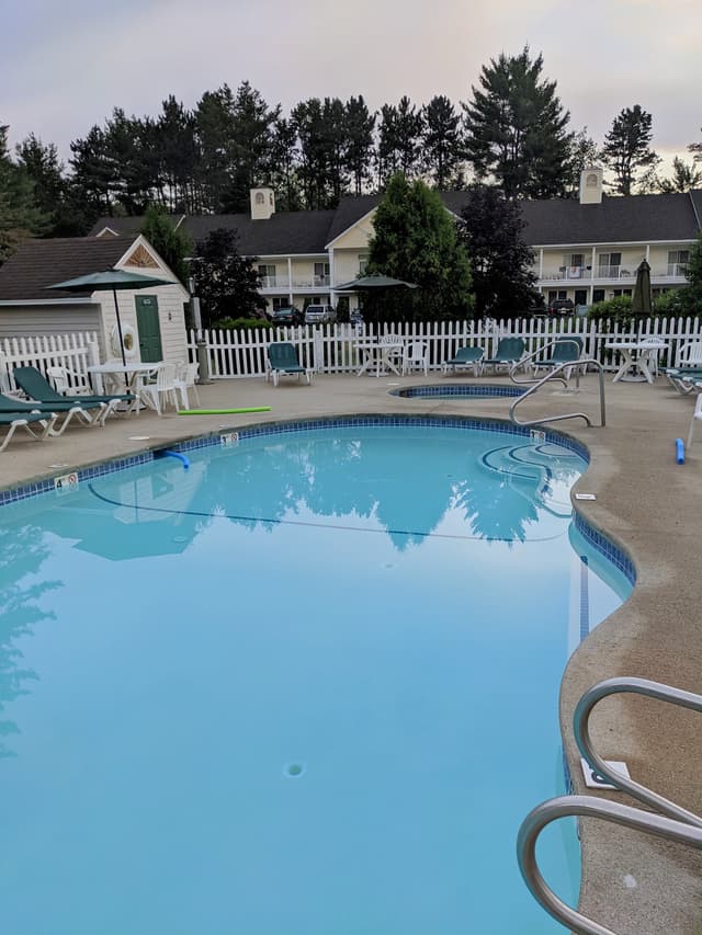 Shared outdoor hot tub