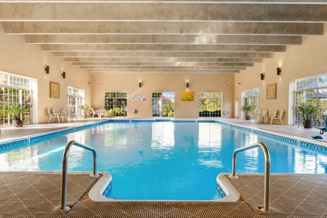Shared indoor hot tub