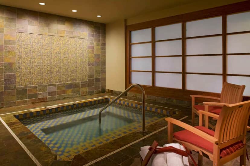 Shared indoor hot tub at Grand Hyatt Seattle