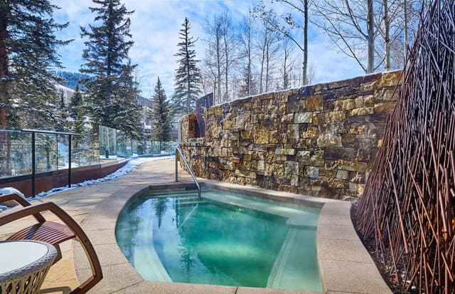 Shared outdoor hot tub