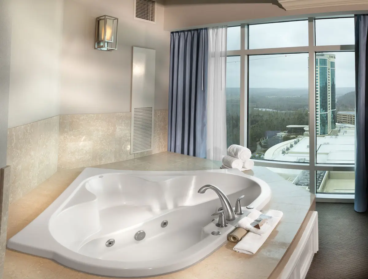 Grand Pequot Tower At Foxwoods private in room hot tub