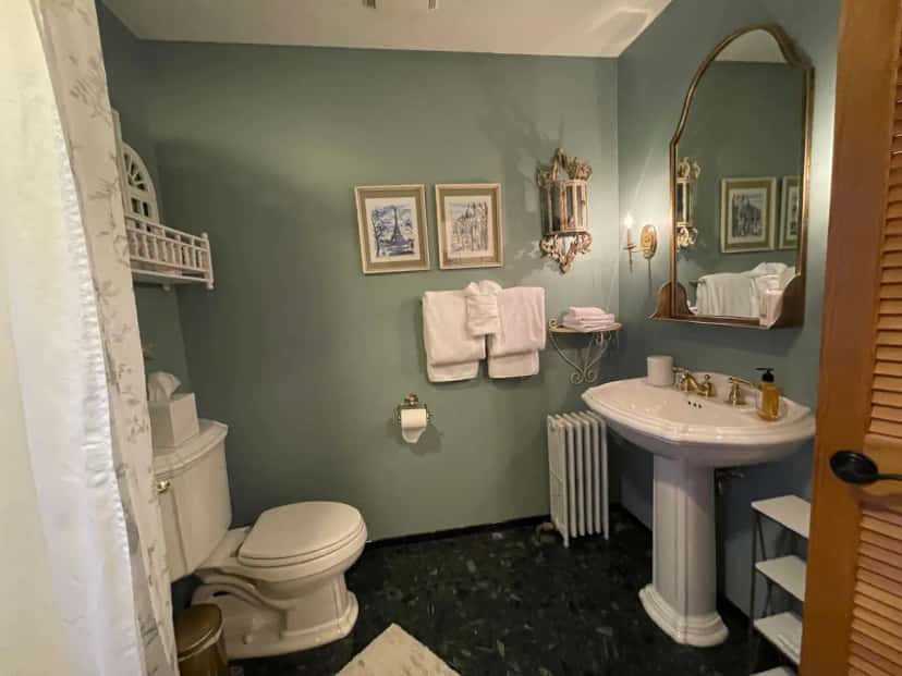 In-room jacuzzi tub at Grey Hare Inn in Traverse City, MI