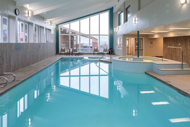 Shared indoor hot tub