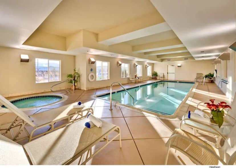 Shared indoor hot tub at Hampton Inn & Suites Reno