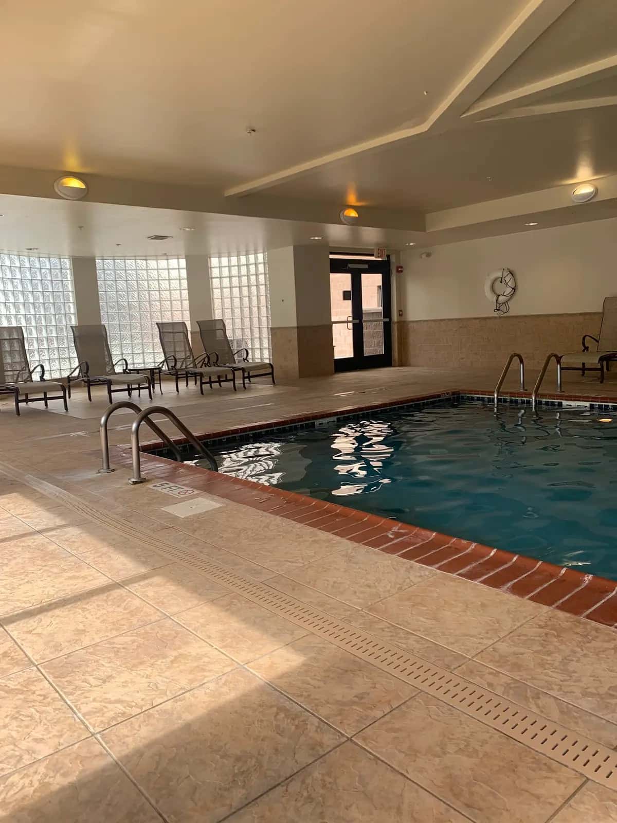 Shared indoor hot tub at Hampton Inn Bennington