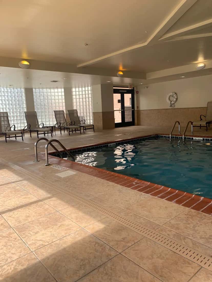Shared indoor hot tub at Hampton Inn Bennington in Bennington, VT