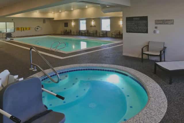 Private in-room hot tub at Hampton Inn Billings