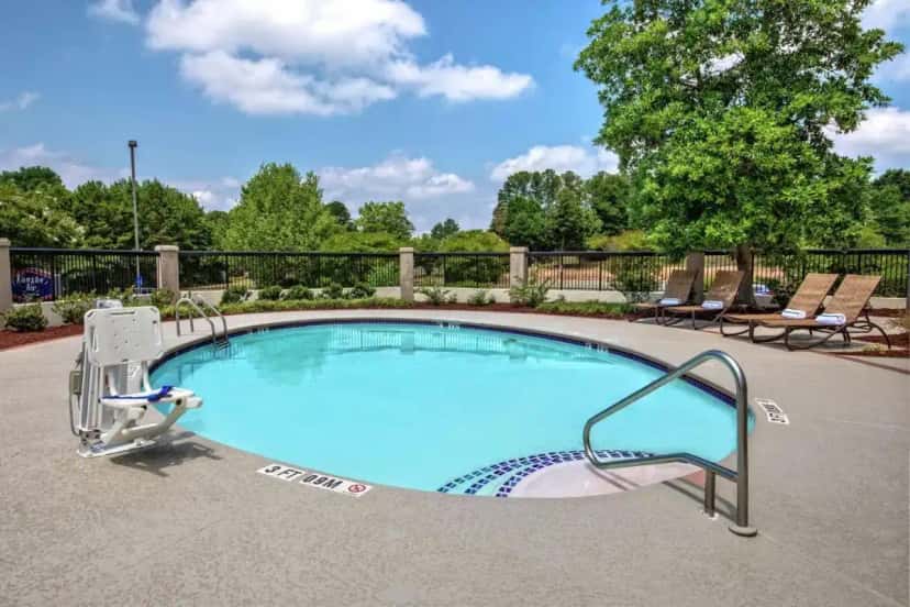 In-room hot tub at Hampton Inn Charlotte / Matthews in Matthews, NC
