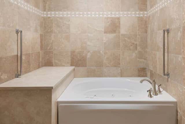 Private in-room hot tub