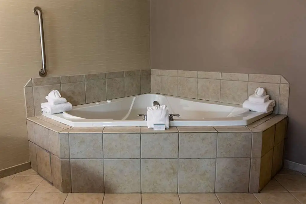 Private in-room jacuzzi at Hampton Inn Hadley-Amherst Area