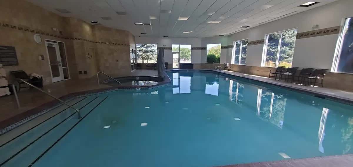 Shared indoor hot tub at Hampton Inn Idaho Falls/Airport