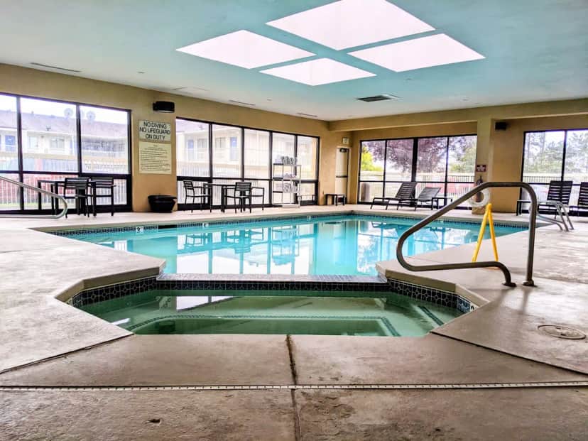 Shared indoor hot tub at Hampton Inn Salt Lake City-North