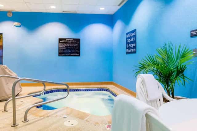 Private in-room hot tub at Hampton Inn St. Charles St. Peters