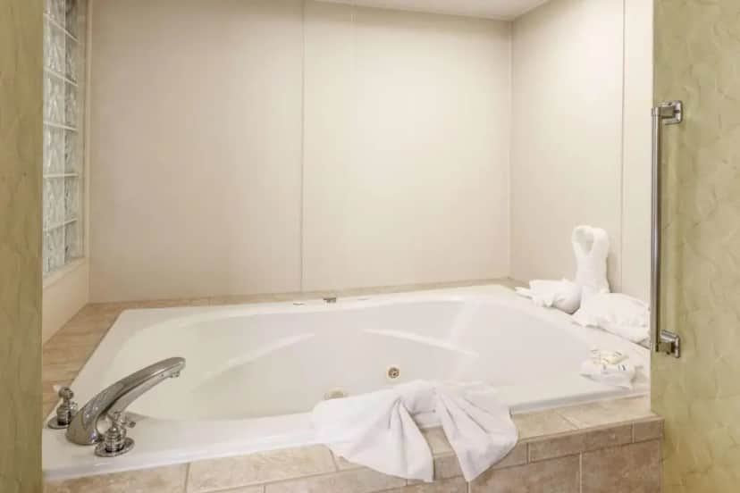 Private in-room jacuzzi tub in the Executive King Suite - Non-Smoking at Hampton Inn Winston-salem Hanes Mall