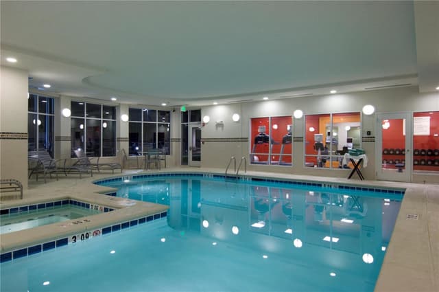 Shared indoor hot tub
