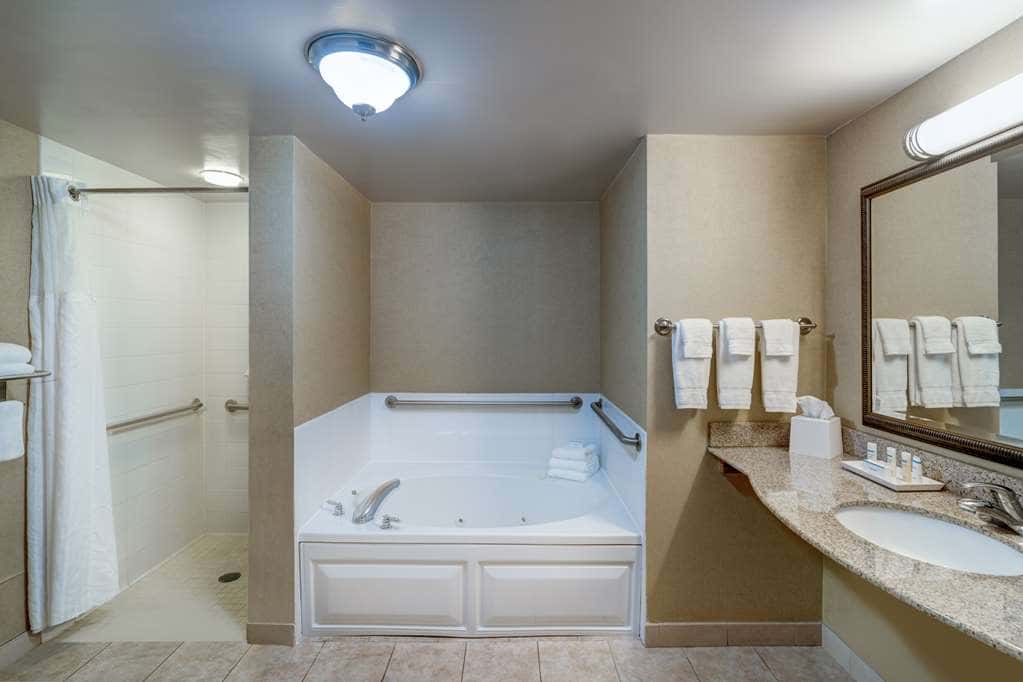 Private in-room jacuzzi tub at Hilton Garden Inn Augusta