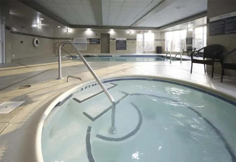 In-room hot tub at Hilton Garden Inn Fayetteville Fort Bragg in Fayetteville, NC