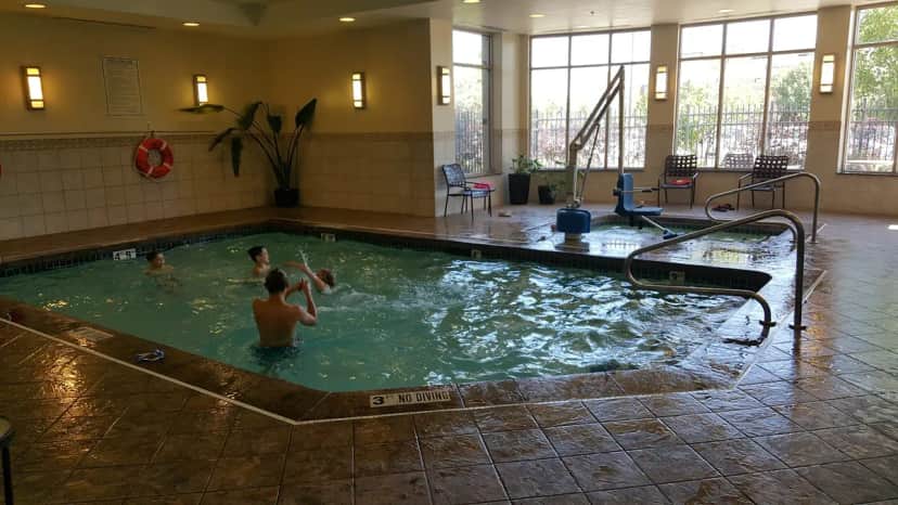 Shared indoor hot tub at Hilton Garden Inn Salt Lake City/Sandy