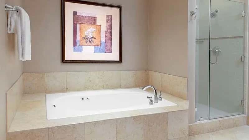 In-room hot tub at Hilton Orange County/Costa Mesa in Costa Mesa, CA