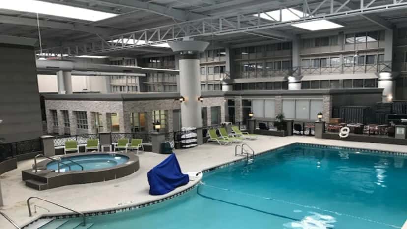 Shared indoor hot tub at Holiday Inn & Suites Chicago North Shore (skokie) By IHG in Skokie, IL