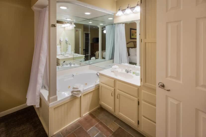 Private in-room jacuzzi tub at Holiday Inn Club Vacations Holiday Hills Resort Branson
