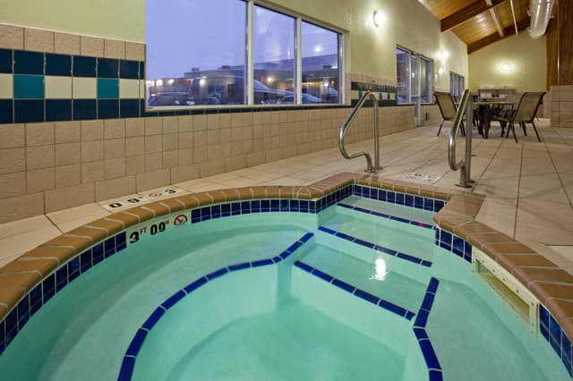 Shared indoor hot tub