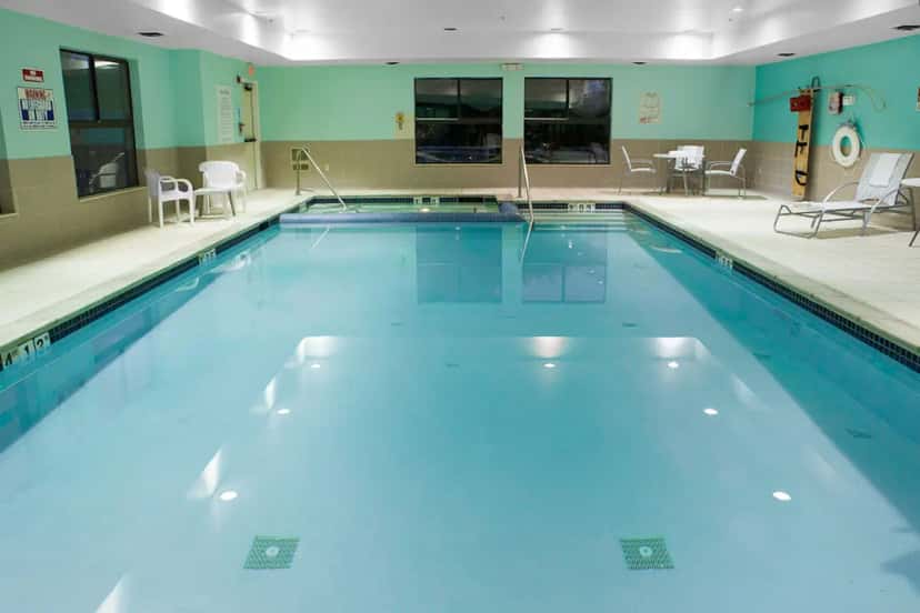 In-room hot tub at Holiday Inn Express & Suites Canton, an IHG hotel in Canton, MI