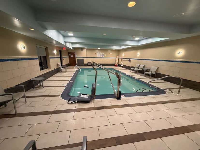 Shared indoor hot tub at Holiday Inn Express & Suites Columbia East - Elkridge, an IHG hotel