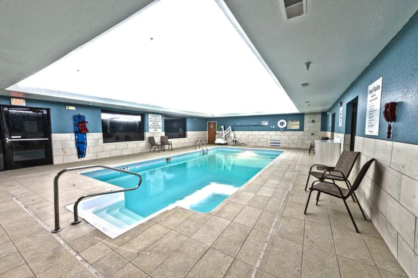 Shared indoor hot tub at Holiday Inn Express & Suites Goshen, an IHG Hotel