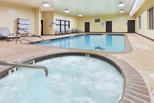 Shared indoor hot tub